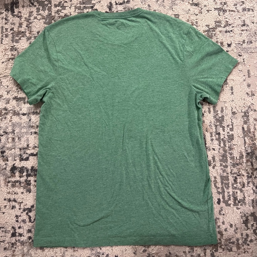 J. Crew Men's Heather Green Pocket Tee - Picture 4 of 4
